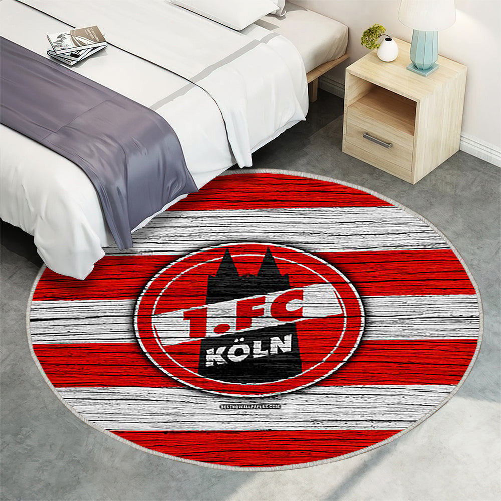 Fc Köln Bundesliga Teppich Rund, Teppiche - Deutschland Outdoor Teppich Rund, Fußball Teppich Wohnzimmer, Carpet, Rug