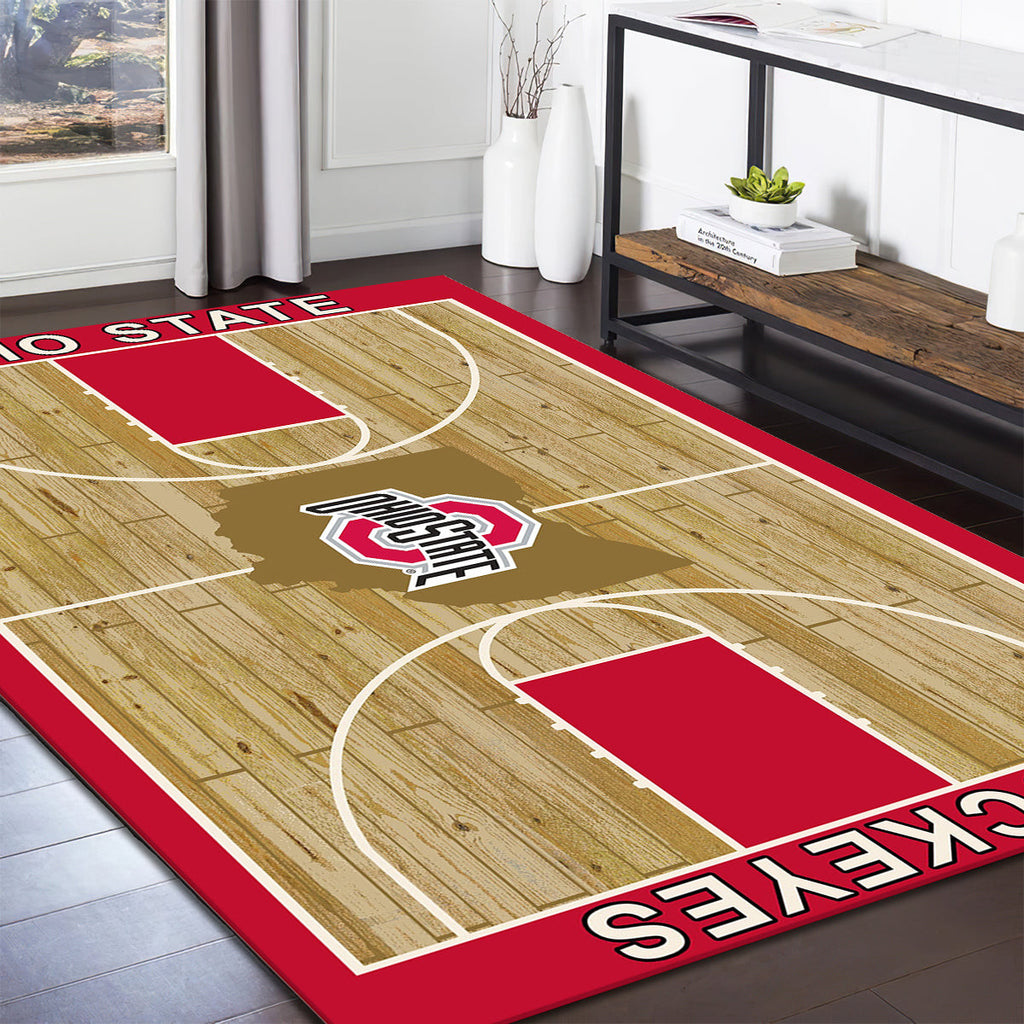Ohio State Buckeyes Imperial Courtside teppich, teppiche - State Rosskastanie outdoor teppich, teppich wohnzimmer, Küchenteppich, kinderzimmer, modern