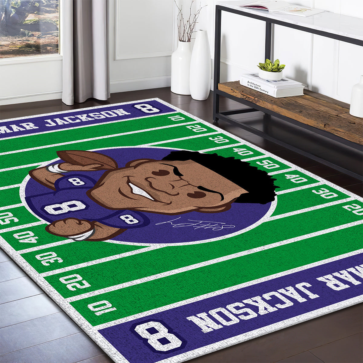 Lamar Jackson Baltimore Ravens Imperial Players teppich, teppiche - imperiale spieler outdoor teppich, teppich wohnzimmer, Küchenteppich, kinderzimmer
