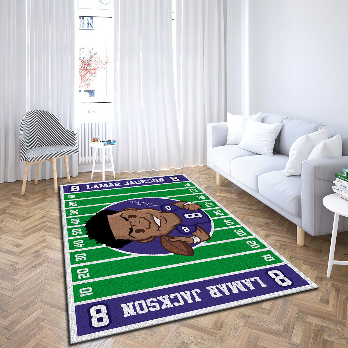 Lamar Jackson Baltimore Ravens Imperial Players teppich, teppiche - imperiale spieler outdoor teppich, teppich wohnzimmer, Küchenteppich, kinderzimmer