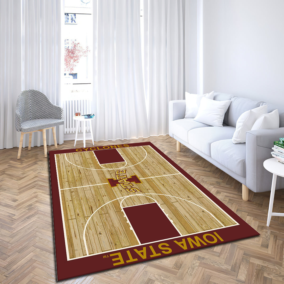 Iowa State Cyclones Imperial Courtside teppich, teppiche - outdoor teppich, teppich wohnzimmer , Küchenteppich, kinderzimmer, modern