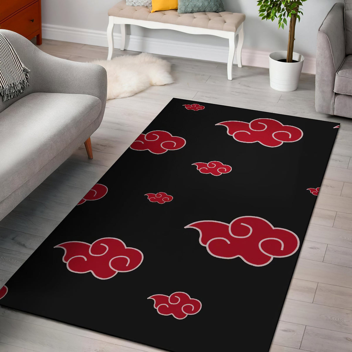 Akatsuki Cloud Naruto teppich, teppiche - Wolke outdoor teppich, teppich wohnzimmer , Küchenteppich, kinderzimmer, modern