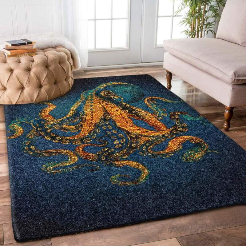Octopus V2 teppich, teppiche - Tintenfisch outdoor teppich, teppich wohnzimmer , Küchenteppich, kinderzimmer, modern