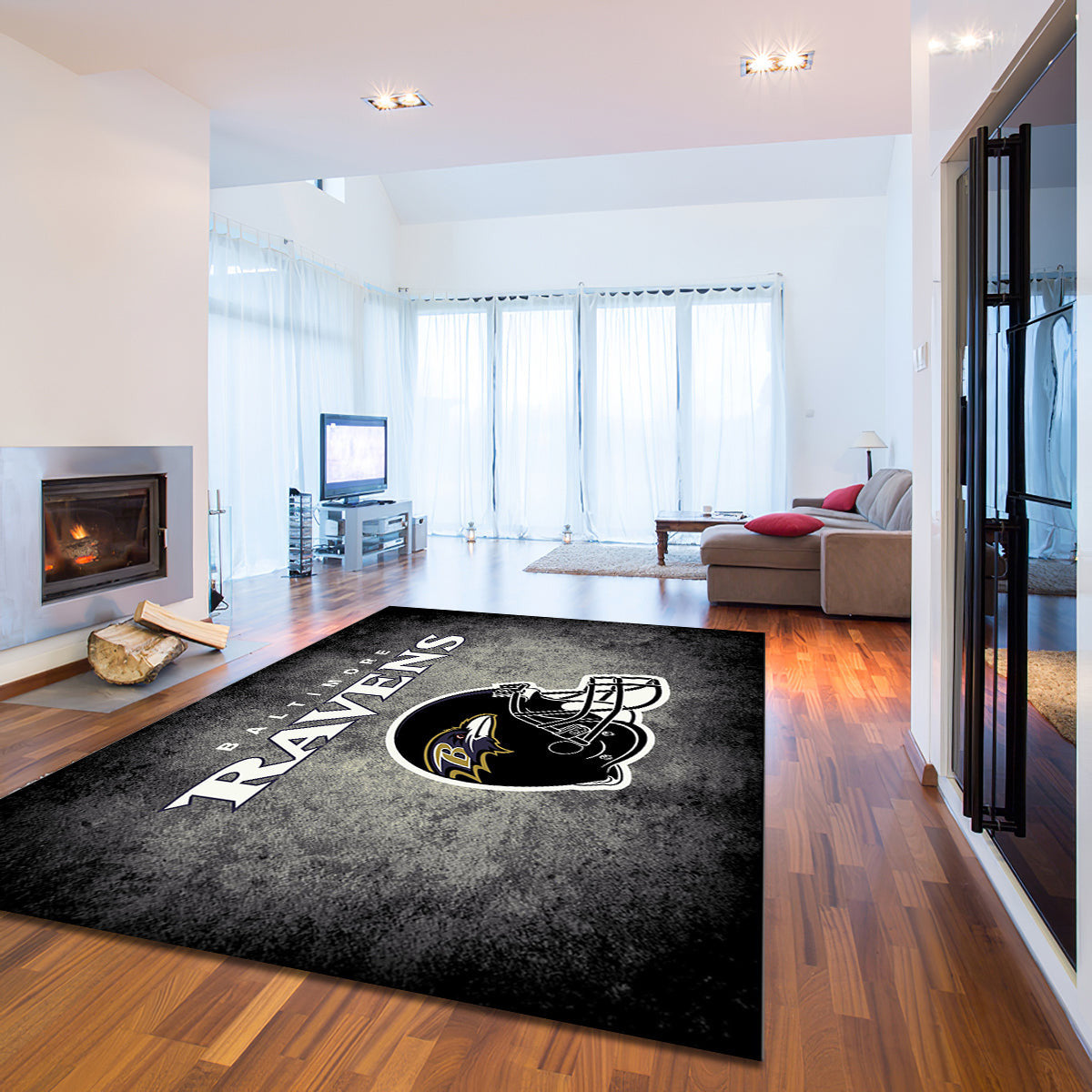 Baltimore Ravens Imperial Distressed teppich, teppiche - verzweifelt outdoor teppich, teppich wohnzimmer , Küchenteppich, kinderzimmer, modern
