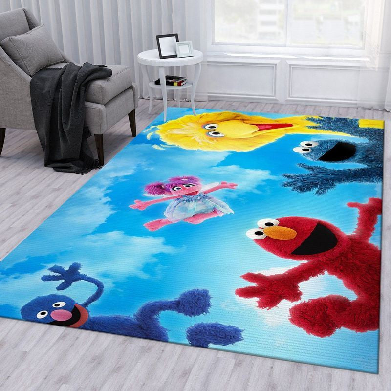 Sesame Street Fly Teppich, Teppiche - Outdoor Teppich, Teppich Wohnzimmer, Küchenteppich, Kinderzimmer, Modern