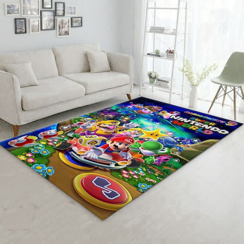 Super Mario 93 Teppich, Teppiche - Outdoor Teppich, Teppich Wohnzimmer, Küchenteppich, Kinderzimmer, Modern