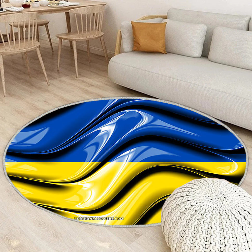 Chemnitz Flag Städte Deutschlands Teppich Rund, Teppiche - Europa Outdoor Teppich Rund, Flagge Von Chemnitz Teppich Wohnzimmer, Carpet, Rug