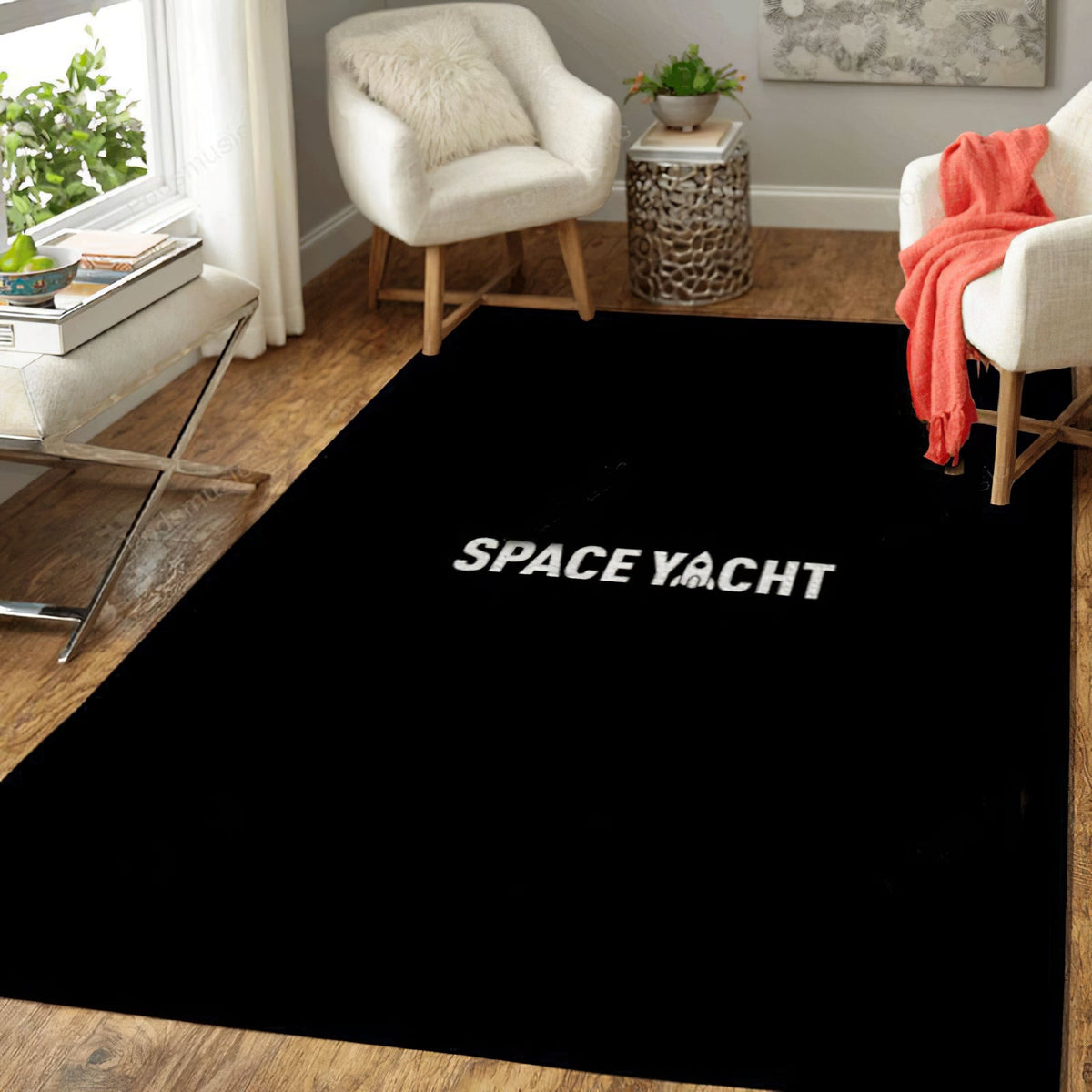Space Yacht Music Art Teppich, Teppiche - Outdoor Teppich, Teppich Wohnzimmer, Küchenteppich, Kinderzimmer, Modern