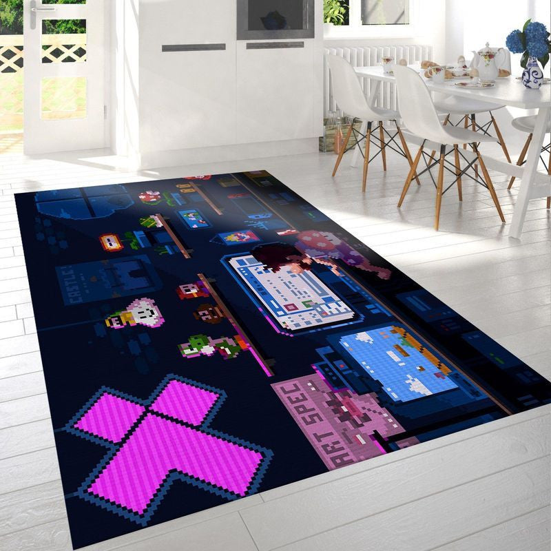 Super Mario 88 Teppich, Teppiche - Outdoor Teppich, Teppich Wohnzimmer, Küchenteppich, Kinderzimmer, Modern
