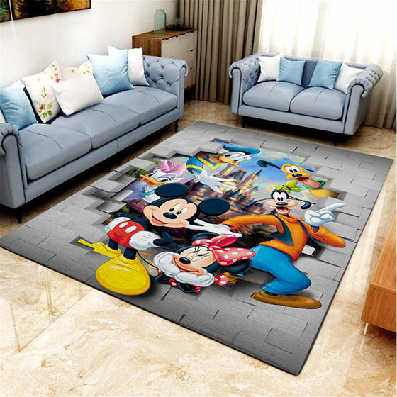 Mickey Mouse Und Disney Freunde teppich, teppiche - outdoor teppich, teppich wohnzimmer, Küchenteppich, kinderzimmer, modern
