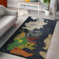 Westeros Map Teppich, Teppiche - Outdoor Teppich, Teppich Wohnzimmer, Küchenteppich, Kinderzimmer, Modern