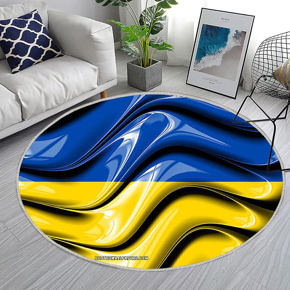 Chemnitz Flag Städte Deutschlands Teppich Rund, Teppiche - Europa Outdoor Teppich Rund, Flagge Von Chemnitz Teppich Wohnzimmer, Carpet, Rug