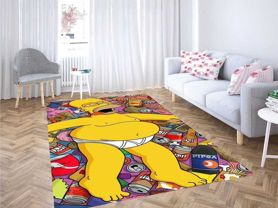 Simpsons Tapete E Teppich, Teppiche - Outdoor Teppich, Teppich Wohnzimmer, Küchenteppich, Kinderzimmer, Modern
