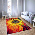 Sonnenblumenbilder Teppich, Teppiche - Outdoor Teppich, Teppich Wohnzimmer, Küchenteppich, Kinderzimmer, Modern