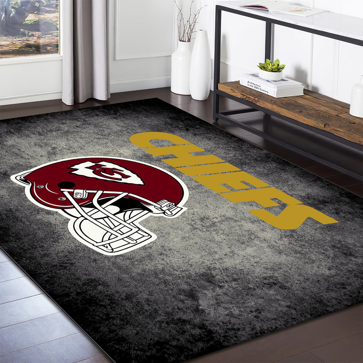 Kansas City Chiefs Imperial Distressed teppich, teppiche - outdoor teppich, teppich wohnzimmer , Küchenteppich, kinderzimmer, modern