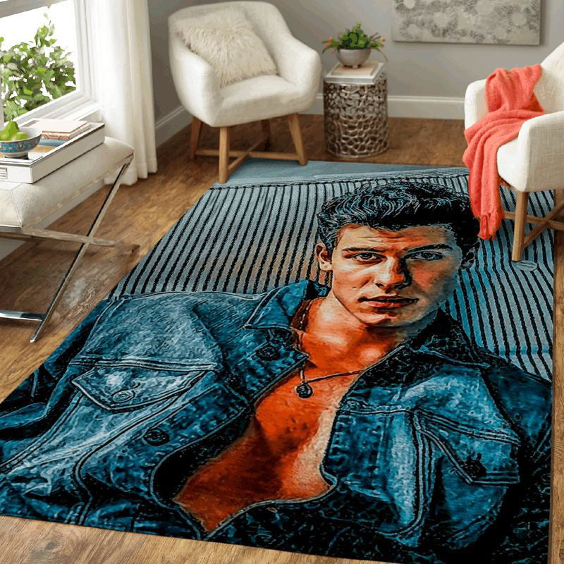 Shawn Mendes Singer 8 Teppich, Teppiche - Outdoor Teppich, Teppich Wohnzimmer, Küchenteppich, Kinderzimmer, Modern