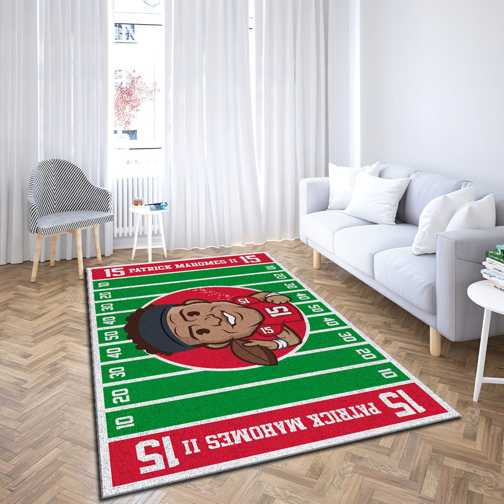 Patrick Mahomes Kansas City Chiefs 1 teppich, teppiche - outdoor teppich, teppich wohnzimmer , Küchenteppich, kinderzimmer, modern