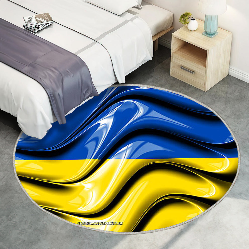 Chemnitz Flag Städte Deutschlands Teppich Rund, Teppiche - Europa Outdoor Teppich Rund, Flagge Von Chemnitz Teppich Wohnzimmer, Carpet, Rug