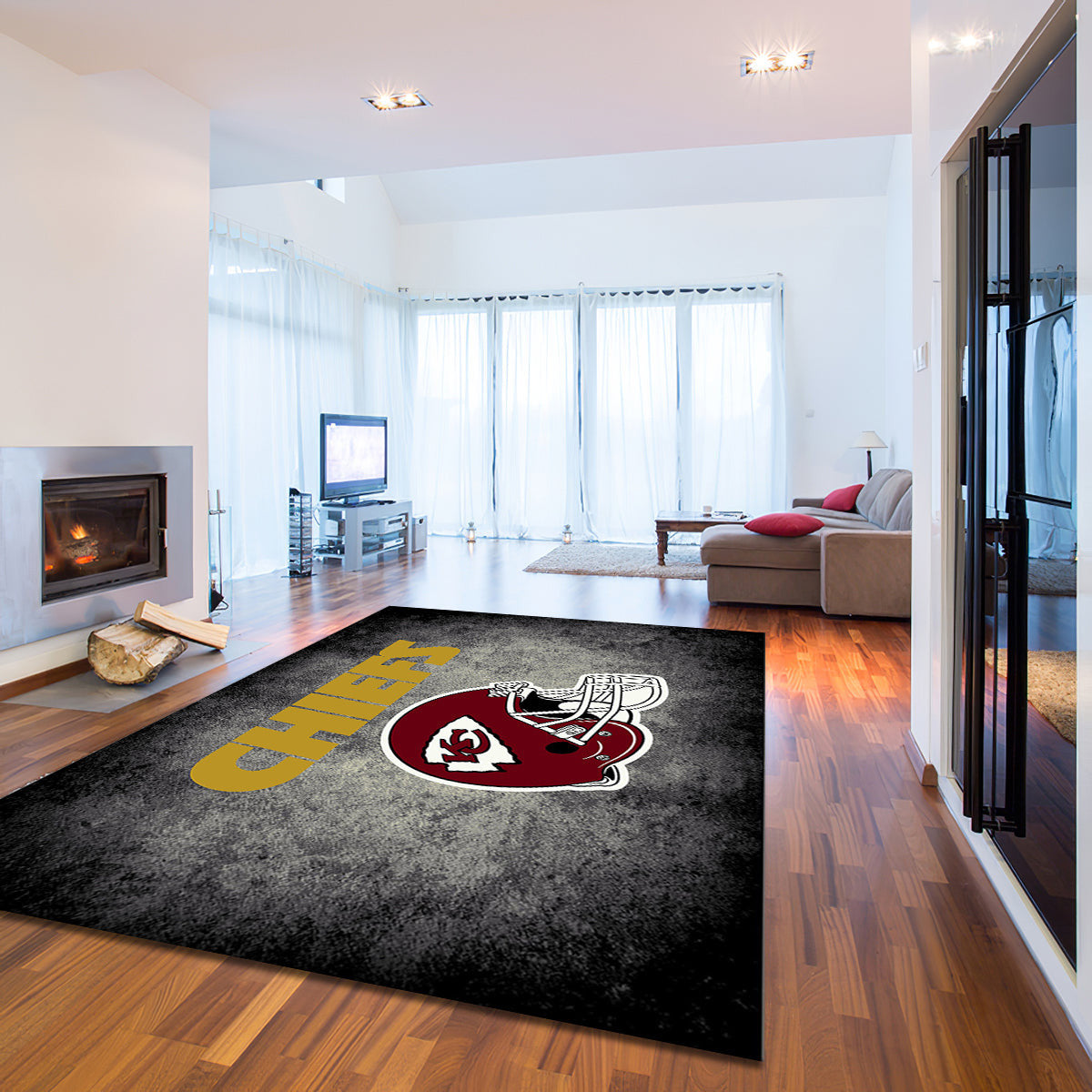 Kansas City Chiefs Imperial Distressed teppich, teppiche - outdoor teppich, teppich wohnzimmer , Küchenteppich, kinderzimmer, modern