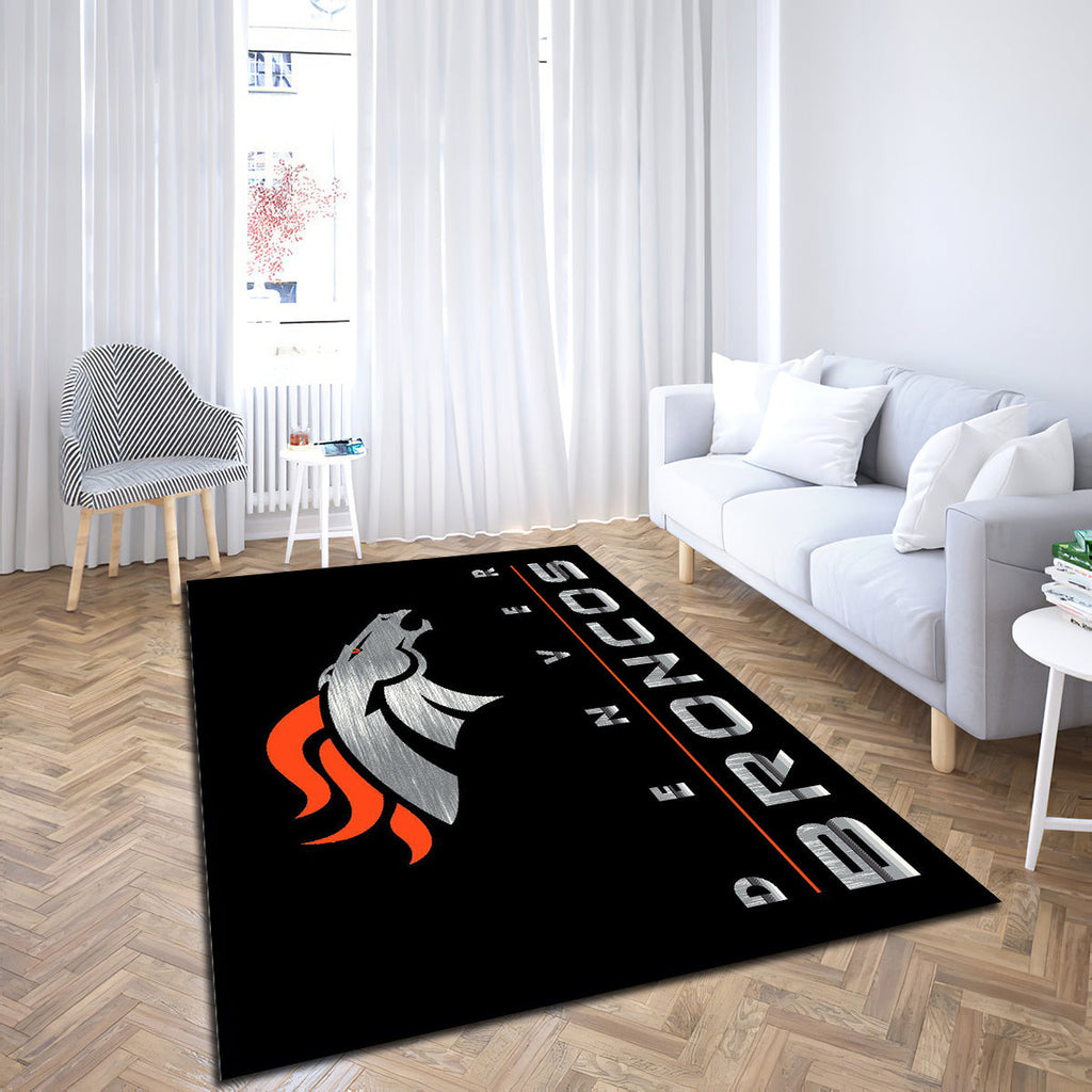 Denver Broncos Imperial X Chrome teppich, teppiche - chrom outdoor teppich, teppich wohnzimmer , Küchenteppich, kinderzimmer, modern