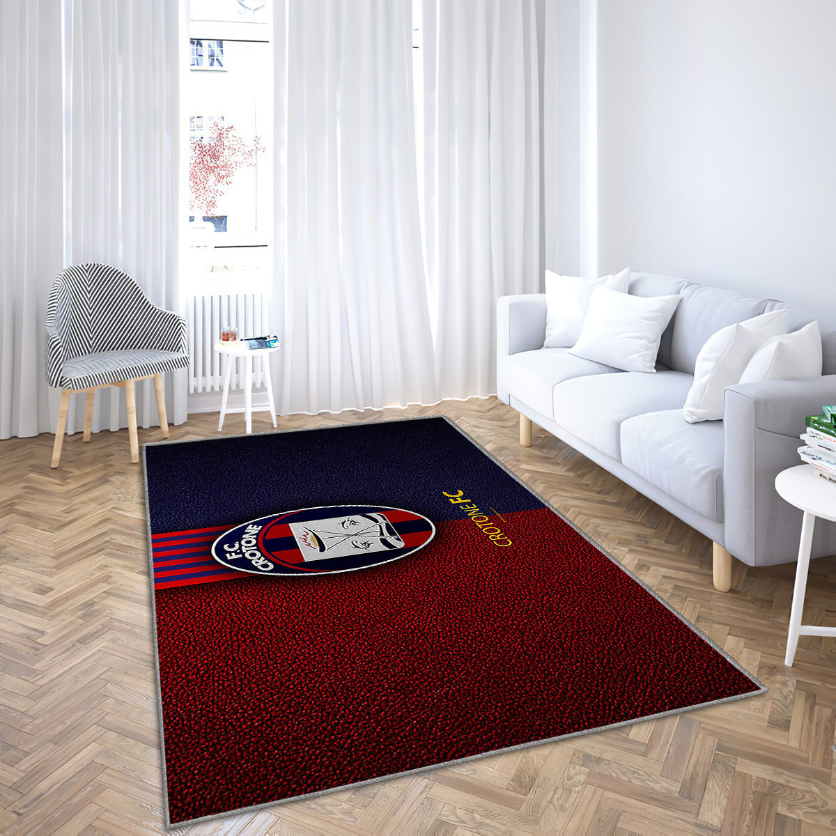 Crotone Fc Italian Football Club Teppich, Teppiche - Serie A Outdoor Teppich, Teppich Wohnzimmer, Küchenteppich, Kinderzimmer, Modern