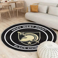 Army West Point Black Knights Hockeypuck Teppich Rund, Teppiche - Outdoor Teppich Rund, Teppich Wohnzimmer, Carpet, Rug