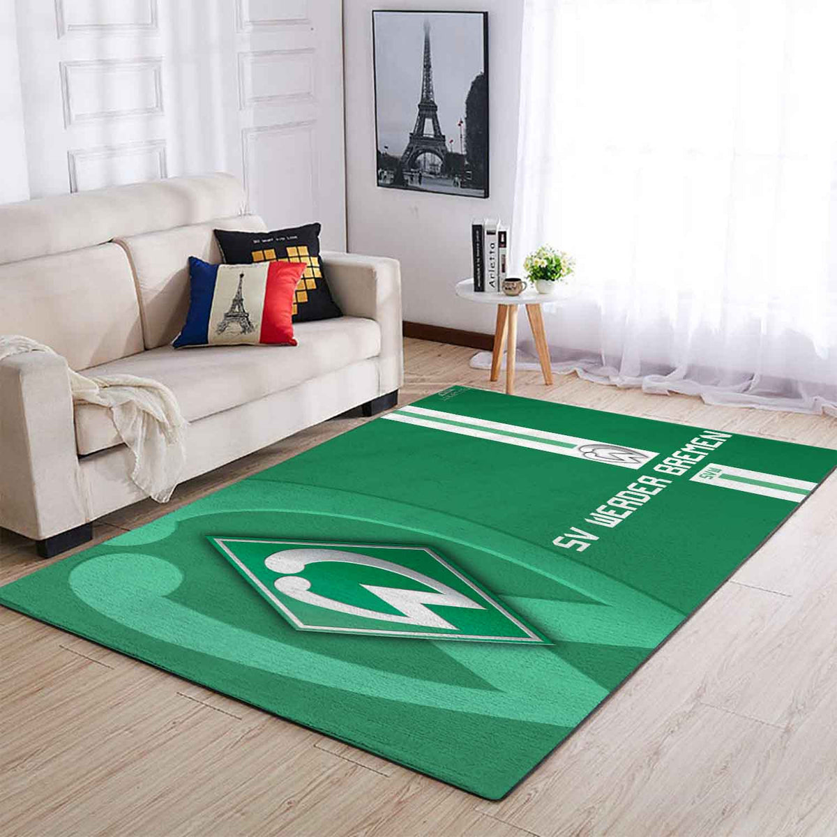 Sv Werder Bremen Svw03 Teppich, Teppiche - Outdoor Teppich, Teppich Wohnzimmer, Küchenteppich, Kinderzimmer, Modern