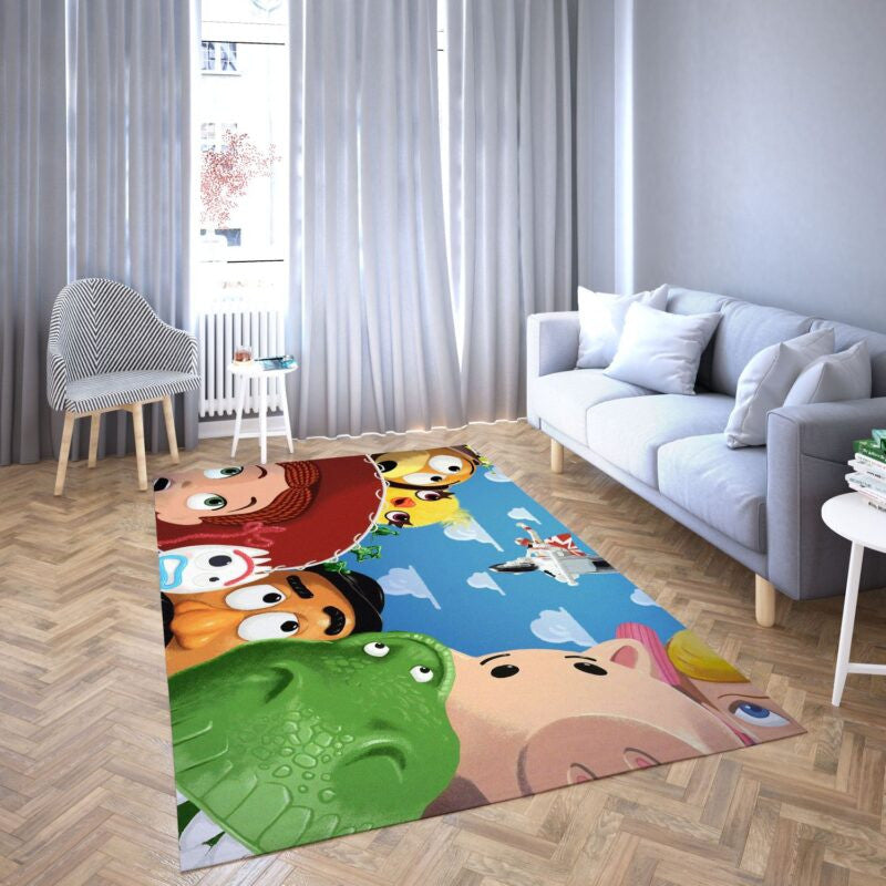 Toy Story 49 Teppich, Teppiche - Outdoor Teppich, Teppich Wohnzimmer, Küchenteppich, Kinderzimmer, Modern