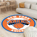 Kreislogo der New York Knicks Teppich Rund, Teppiche - Outdoor Teppich Rund, Teppich Wohnzimmer, Carpet, Rug