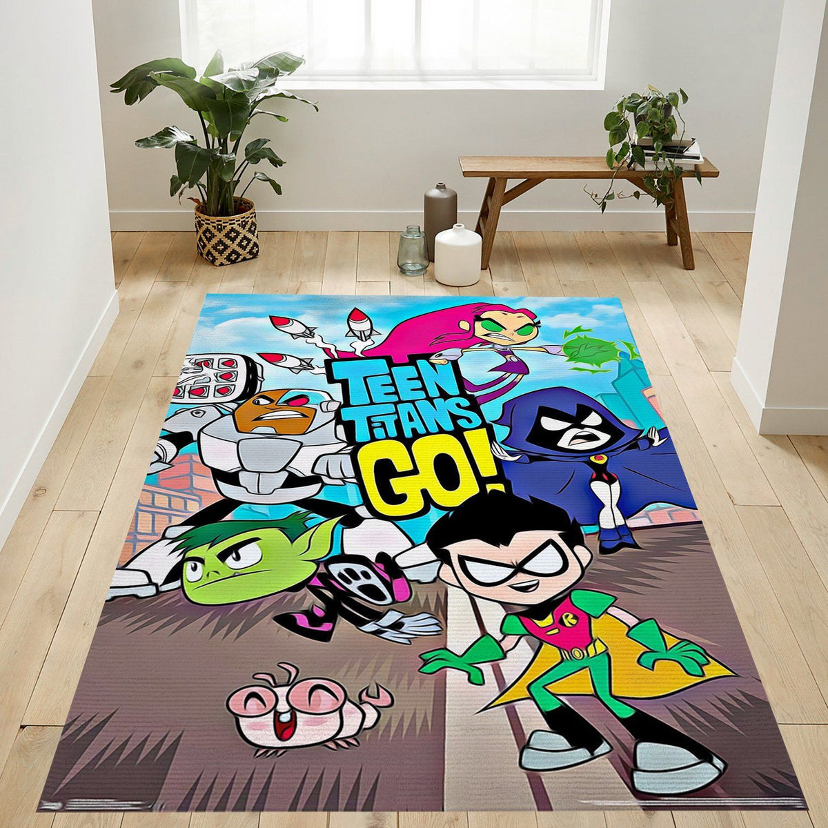 Teen Titans Go Group teppich, teppiche - gehen gruppe outdoor teppich, teppich wohnzimmer , Küchenteppich, kinderzimmer, modern