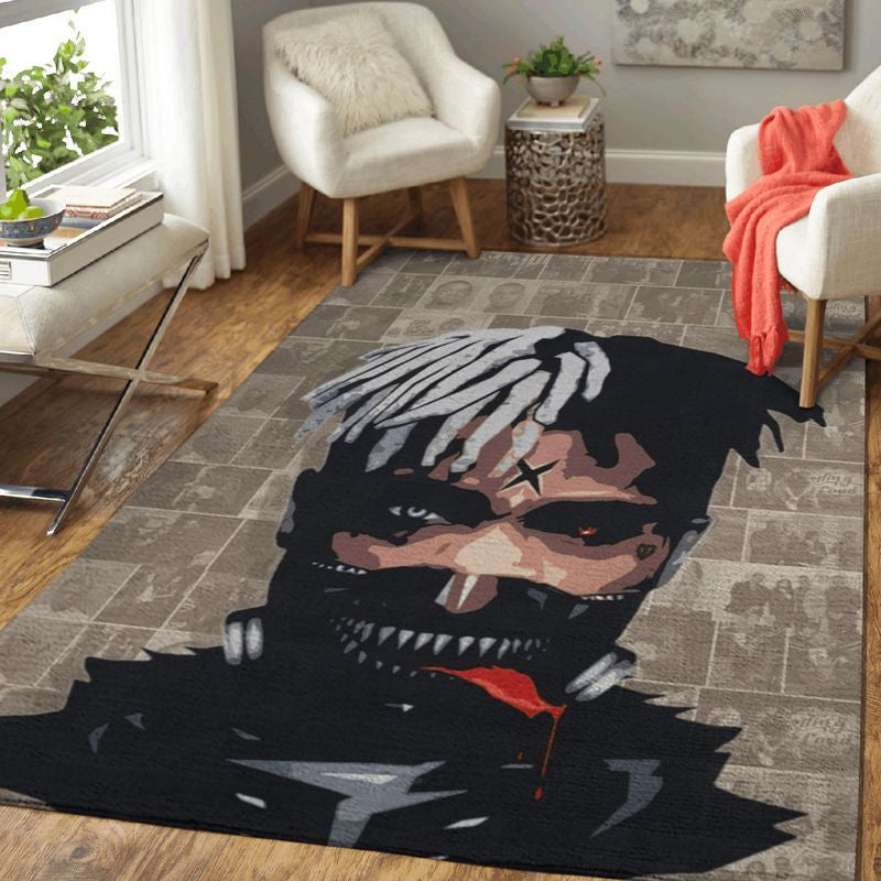 Xxxtentacion The Legend Rapper Hiphop Art Teppich, Teppiche - Outdoor Teppich, Teppich Wohnzimmer, Küchenteppich, Kinderzimmer, Modern