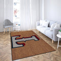 Texas Rangers Logo Coir teppich, teppiche - aus Kokosfaser outdoor teppich, teppich wohnzimmer , Küchenteppich, kinderzimmer, modern