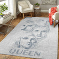 Queen Scribble Sketch Art Music Legend Art1002 Teppich, Teppiche - Outdoor Teppich, Teppich Wohnzimmer, Küchenteppich, Kinderzimmer, Modern