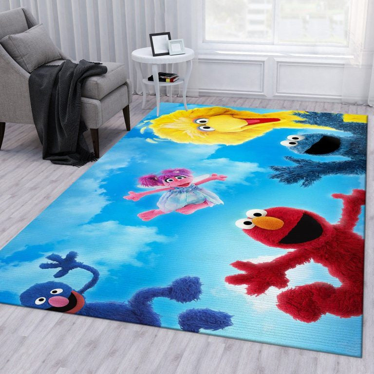 Sesame Street Fly Teppich, Teppiche - Outdoor Teppich, Teppich Wohnzimmer, Küchenteppich, Kinderzimmer, Modern