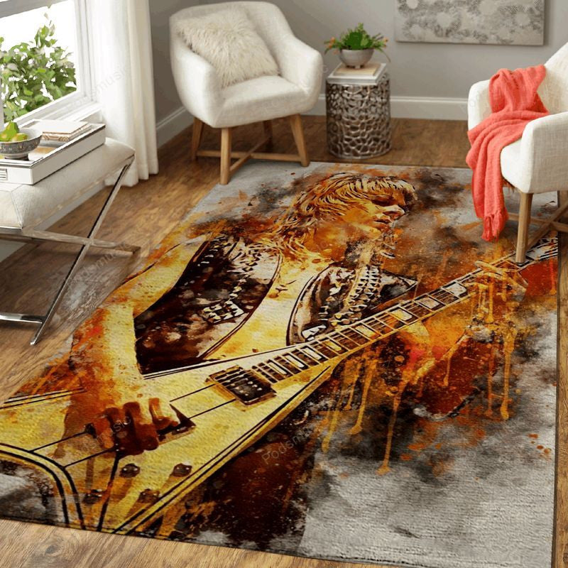 Randy Rhoads Solo Music Art Teppich, Teppiche - Outdoor Teppich, Teppich Wohnzimmer, Küchenteppich, Kinderzimmer, Modern
