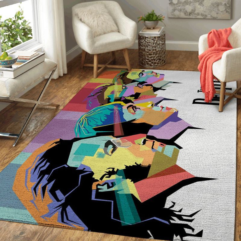 The Beatles Band 1964 Art For Beatles Fans Teppich, Teppiche - Outdoor Teppich, Teppich Wohnzimmer, Küchenteppich, Kinderzimmer, Modern