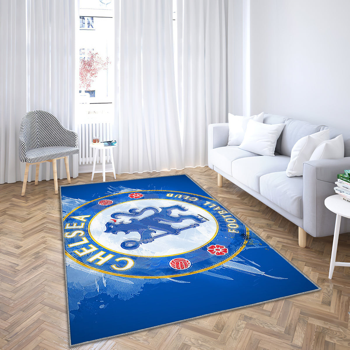 Chelsea Fc Paint Art Teppich, Teppiche - Emblem Outdoor Teppich, Teppich Wohnzimmer, Küchenteppich, Kinderzimmer, Modern