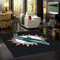 Miami Dolphins Nfl 1 teppich, teppiche - outdoor teppich, teppich wohnzimmer, Küchenteppich, kinderzimmer, modern