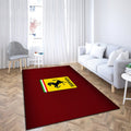 Ferrari Logo teppich, teppiche - outdoor teppich, teppich wohnzimmer , Küchenteppich, kinderzimmer, modern