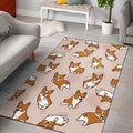 Corgis Pattern Dog teppich, teppiche - outdoor teppich, teppich wohnzimmer, Küchenteppich, kinderzimmer, modern
