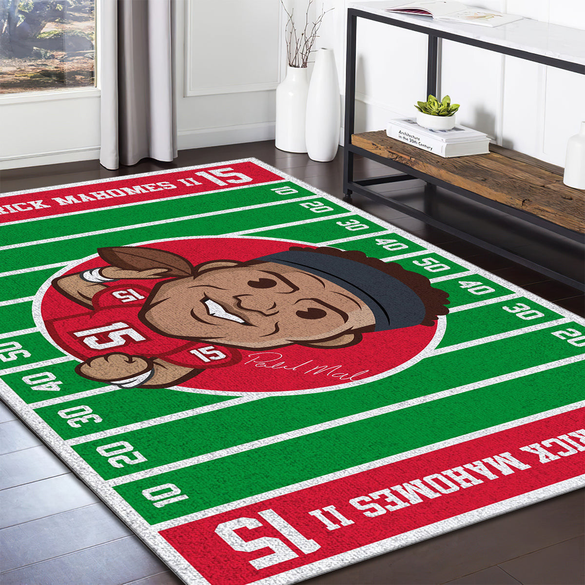 Patrick Mahomes Kansas City Chiefs 1 teppich, teppiche - outdoor teppich, teppich wohnzimmer , Küchenteppich, kinderzimmer, modern