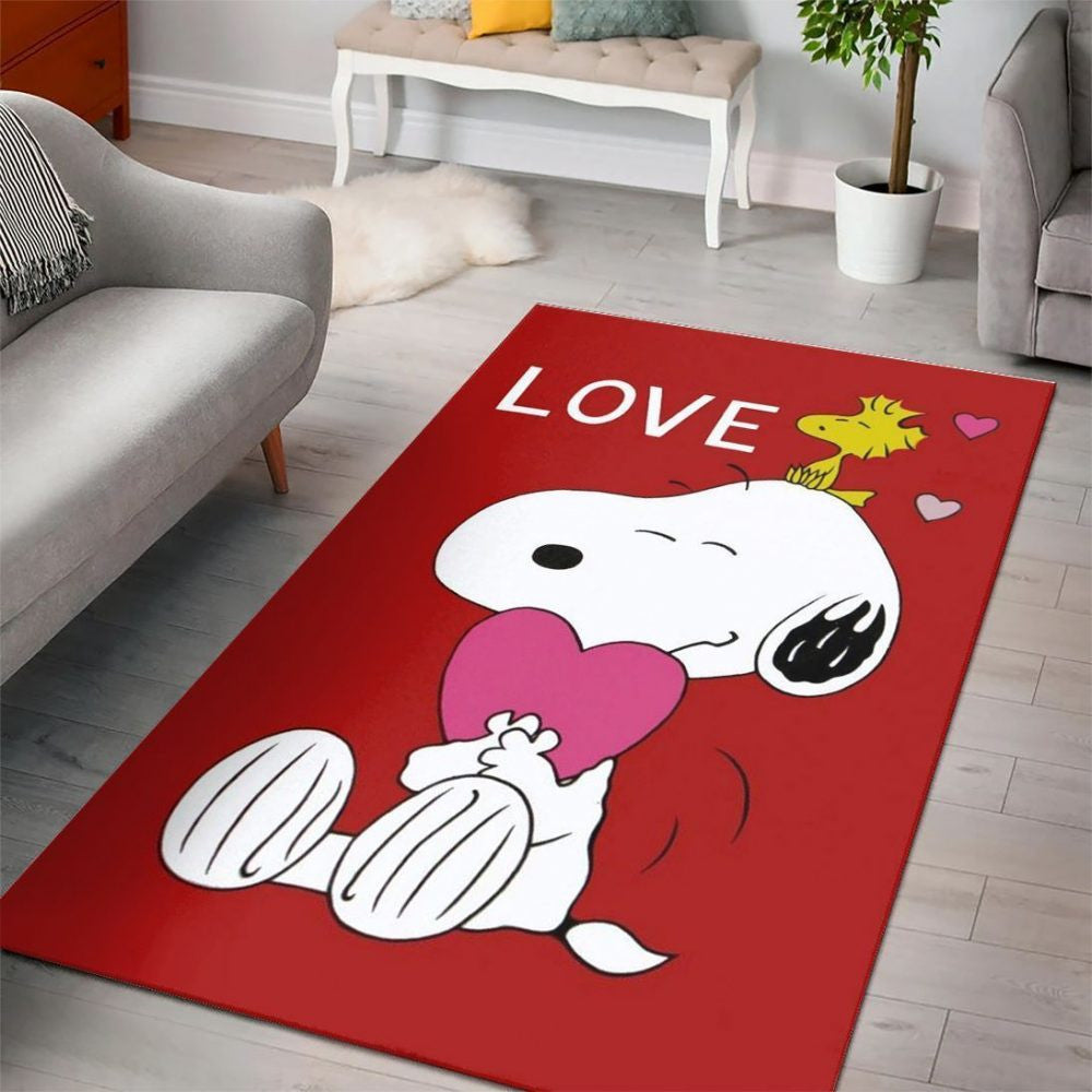 Snoopy Dog 30 Teppich, Teppiche - Outdoor Teppich, Teppich Wohnzimmer, Küchenteppich, Kinderzimmer, Modern