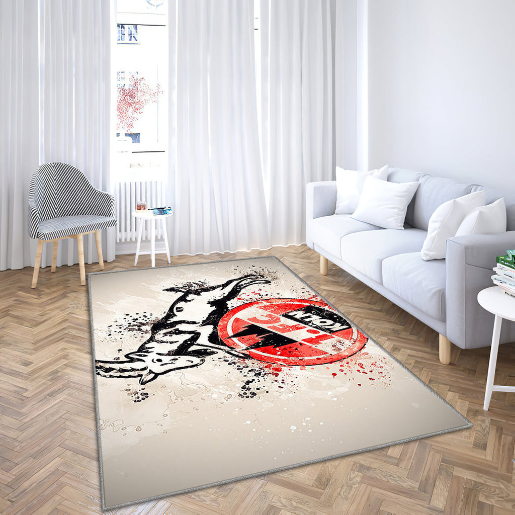 Fc Koln Paint Art Teppich, Teppiche - Emblem Outdoor Teppich, Teppich Wohnzimmer, Küchenteppich, Kinderzimmer, Modern