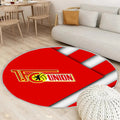 Fc Union Berlin Teppich Rund, Teppiche - Deutscher Fußballverein Outdoor Teppich Rund, Material Design Teppich Wohnzimmer, Carpet, Rug