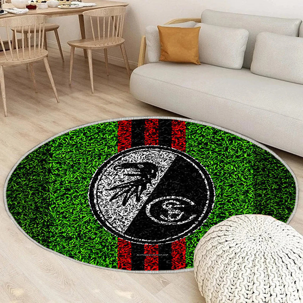 Sc Freiburg Deutscher Fußballverein Teppich Rund, Teppiche - Fußballrasen Outdoor Teppich Rund, Teppich Wohnzimmer, Carpet, Rug