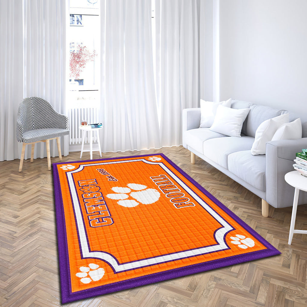 Clemson Tigers Embossed teppich, teppiche - Clemson Tiger geprägt outdoor teppich, teppich wohnzimmer , Küchenteppich, kinderzimmer, modern
