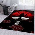 Naruto Anime Manga Itachi Akatsuki Bloodmoon Anime teppich, teppiche - outdoor teppich, teppich wohnzimmer, Küchenteppich, kinderzimmer, modern