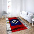 FC Hamburger SV Logo-Teppich, Teppiche – Bundesliga Outdoor-Teppich, Wohnzimmerteppich, Küchenteppich, Kinderzimmer, modern