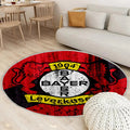 Fc Bayer 04 Leverkusen Teppich Rund, Teppiche - Bundesliga Outdoor Teppich Rund, Steineffekt Teppich Wohnzimmer, Carpet, Rug