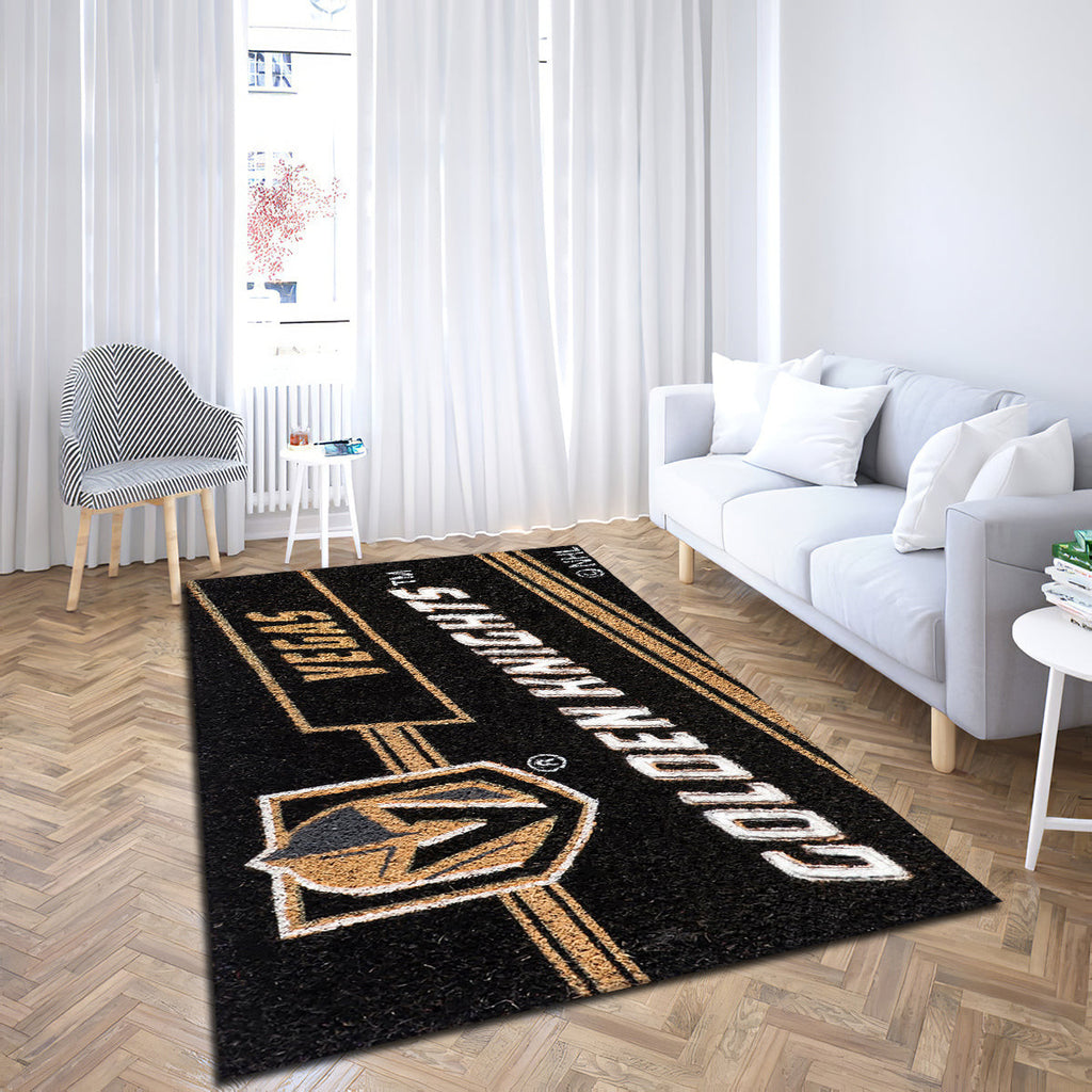 Vegas Golden Knights Coir Punch teppich, teppiche - Kokosstanze outdoor teppich, teppich wohnzimmer , Küchenteppich, kinderzimmer, modern